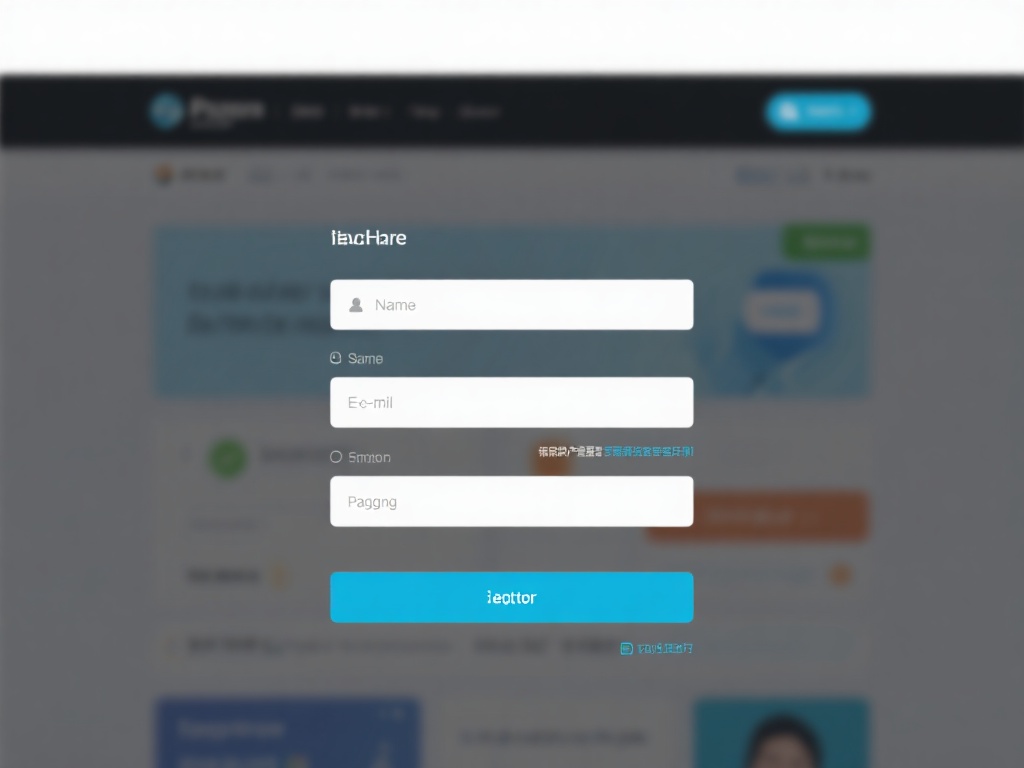 进入官网后，寻找主页上的注册按钮，通常它会位于页面