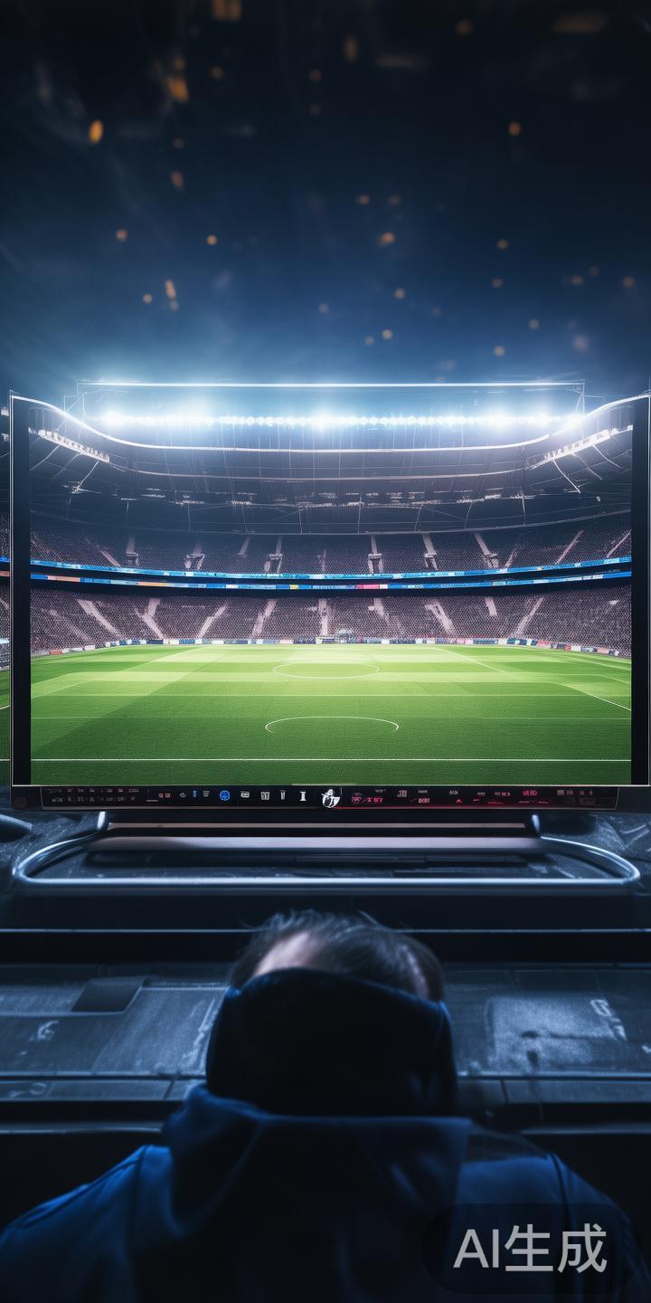 例如，某足球迷通过完美体育Win866观看了欧洲冠